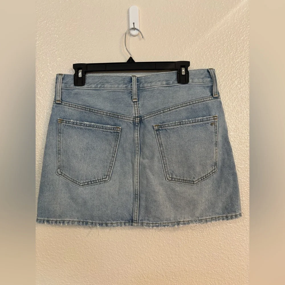 MADEWELL Rigid Denim Relaxed Mini Skirt in Northdale Wash